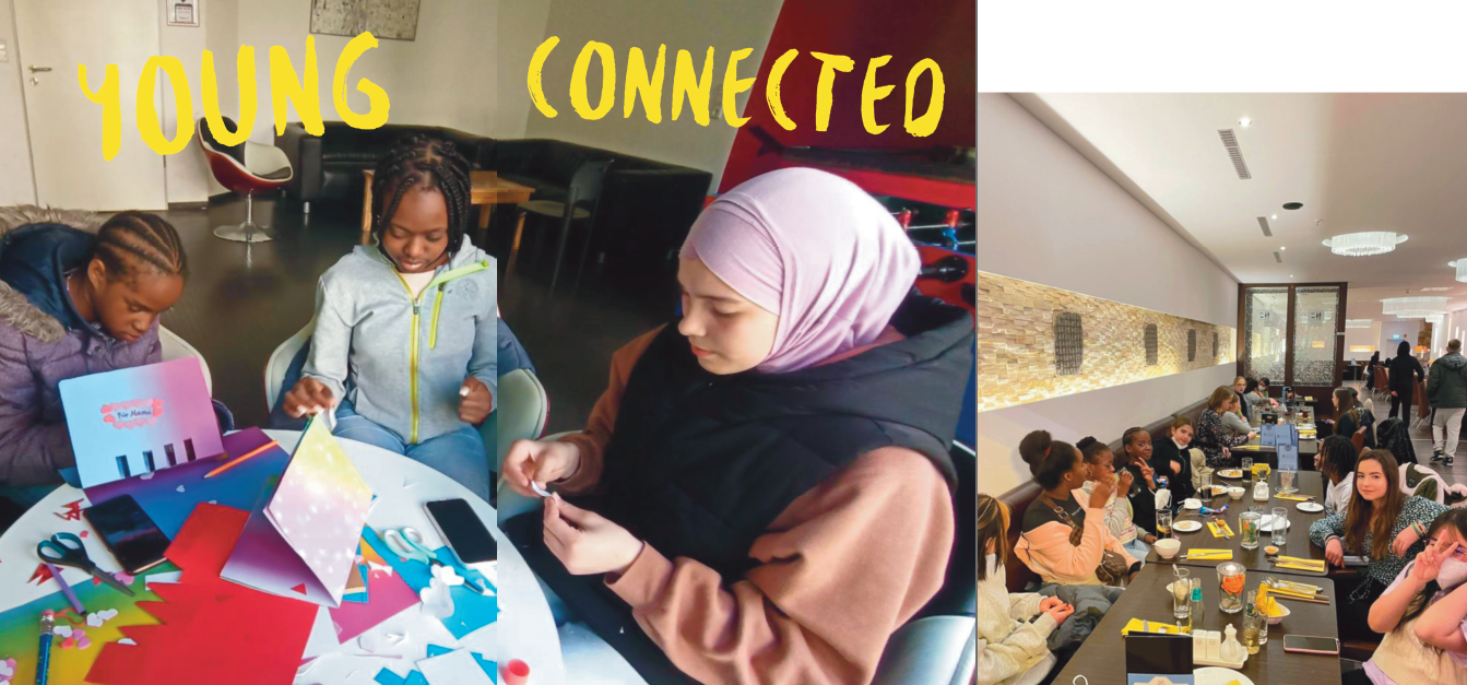Young Connected Mädchengruppe